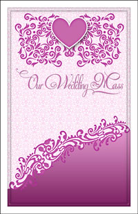Wedding Program Cover Template 12B - Graphic 10